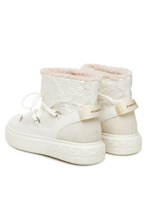 Pinko - PINKO Śniegowce Yoko 19 SS0101T036 Écru. Materiał: materiał