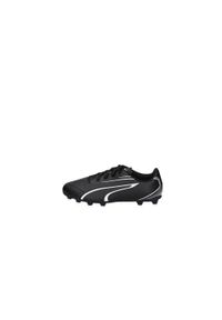 Puma - Buty Vitoria Fg/Ag Jr Rozmiar 37 - 107486-01 Czarny. Kolor: wielokolorowy, biały, czarny. Materiał: skóra. Sport: piłka nożna