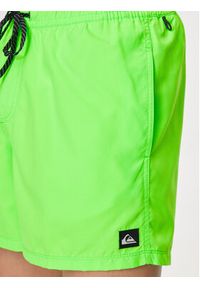 Quiksilver Szorty kąpielowe Everyday Solid Volley AQYJV03153 Zielony Regular Fit. Kolor: zielony. Materiał: syntetyk #6