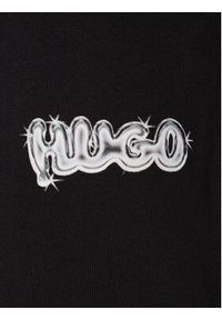 Hugo - HUGO Spodnie dresowe Nyrotro 50549779 Czarny Loose Fit. Kolor: czarny. Materiał: bawełna #3