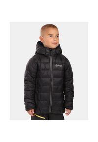 Ocieplana kurtka chłopięca Kilpi REBEKI-JB. Kolor: czarny. Sport: turystyka piesza #1