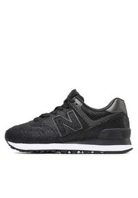 New Balance Sneakersy WL574KB2 Czarny. Kolor: czarny. Materiał: zamsz, skóra. Model: New Balance 574 #3