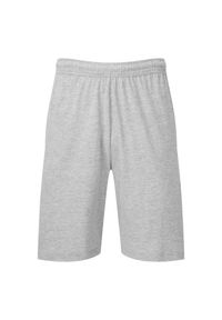 FRUIT OF THE LOOM - Shorty Męskie Jersey Iconic 195. Kolor: szary. Materiał: jersey
