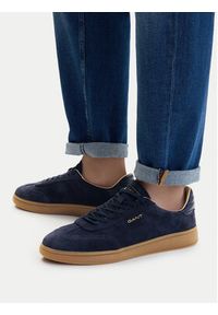 GANT - Gant Sneakersy 32633204 Granatowy. Kolor: niebieski. Materiał: skóra, zamsz #2
