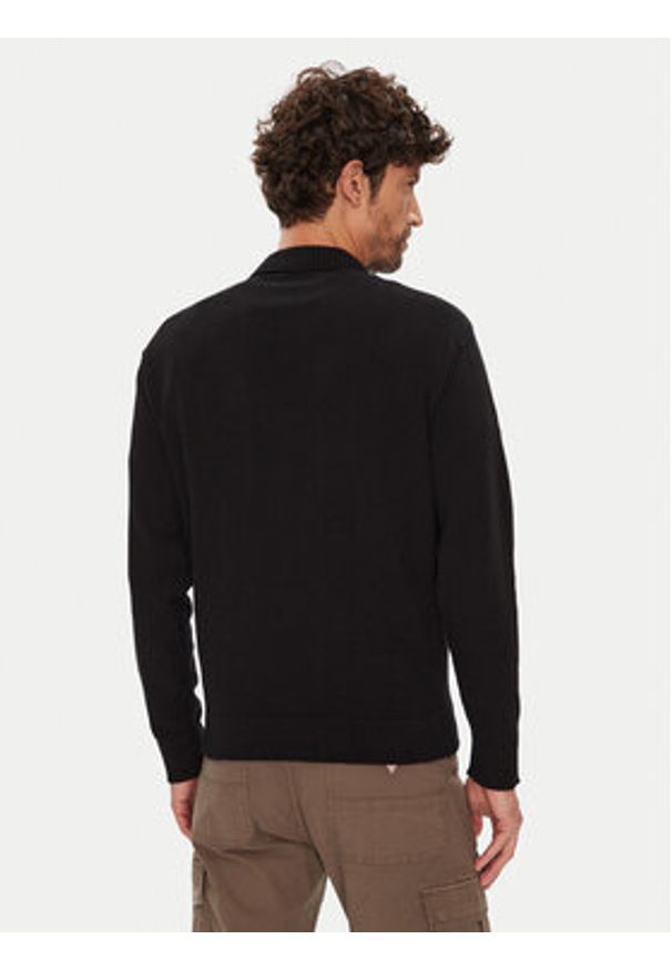 C.P. Company Sweter 19CMKN061A110432A Czarny Regular Fit. Kolor: czarny. Materiał: syntetyk