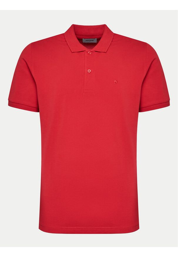 Pierre Cardin Polo C5 20904/000/2060 Czerwony Regular Fit. Typ kołnierza: polo. Kolor: czerwony. Materiał: bawełna