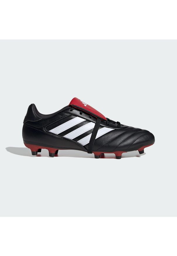 Adidas - Buty Copa Gloro 2 FG. Kolor: wielokolorowy, biały, czerwony, czarny. Materiał: skóra. Sport: piłka nożna
