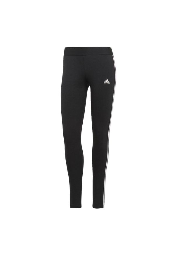Adidas - LOUNGEWEAR Essentials 3-Stripes Leggings. Kolor: czarny, biały, wielokolorowy