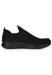 Komfortowe buty sportowe męskie wsuwane czarne Rieker B7365-00. Zapięcie: bez zapięcia. Kolor: czarny #1