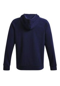 Under Armour - Męska Bluza Polarowa Z Logo Rival. Kolor: niebieski. Materiał: polar