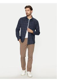 Selected Homme Koszula 16096092 Granatowy Regular Fit. Kolor: niebieski. Materiał: bawełna #2
