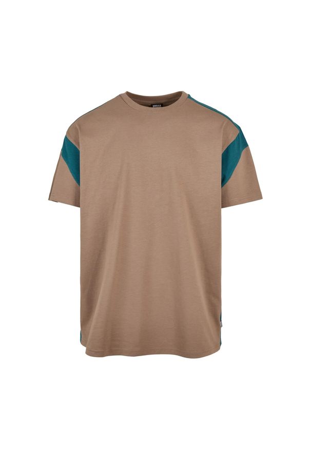 Urban Classics - Aktywna Koszulka Męska. Kolor: zielony, niebieski, wielokolorowy. Sport: turystyka piesza