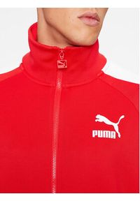 Puma Bluza Iconic T7 530094 Czerwony Regular Fit. Kolor: czerwony. Materiał: syntetyk