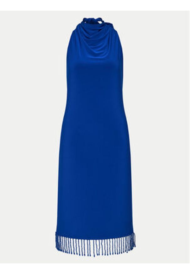 Joseph Ribkoff Sukienka koktajlowa 242702 Niebieski Slim Fit. Kolor: niebieski. Materiał: syntetyk. Styl: wizytowy