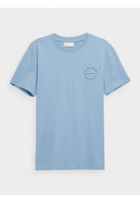 outhorn - T-shirt z nadrukiem męski. Okazja: na co dzień. Materiał: bawełna. Wzór: nadruk. Styl: casual #5