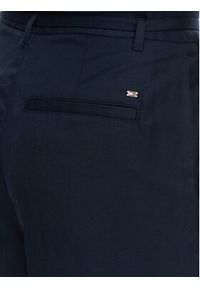 TOMMY HILFIGER - Tommy Hilfiger Spodnie materiałowe WW0WW48884 Granatowy Wide Leg. Kolor: niebieski. Materiał: bawełna #4