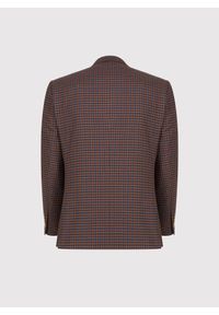 Pako Lorente - PAKO LORENTE – Brązowa marynarka w drobną kratę. Kolor: brązowy. Materiał: poliester, elastan, wiskoza. Sezon: jesień #9