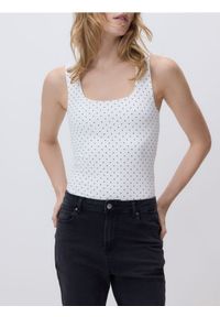 Reserved - Gładki top - wielobarwny. Materiał: dzianina. Wzór: gładki #1