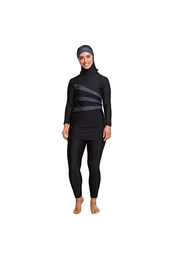 ZOGGS - Kobieta w burkini Zoggs Meelup Modesty. Kolor: szary, wielokolorowy, czarny