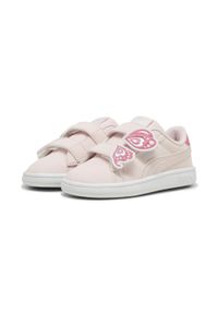 Puma - Sneakersy PUMA Smash 3.0 Butterfly dla małych dzieci PUMA. Zapięcie: rzepy. Kolor: różowy