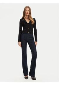 Guess Kardigan W5YR11 Z0130 Czarny Regular Fit. Kolor: czarny. Materiał: wiskoza #4