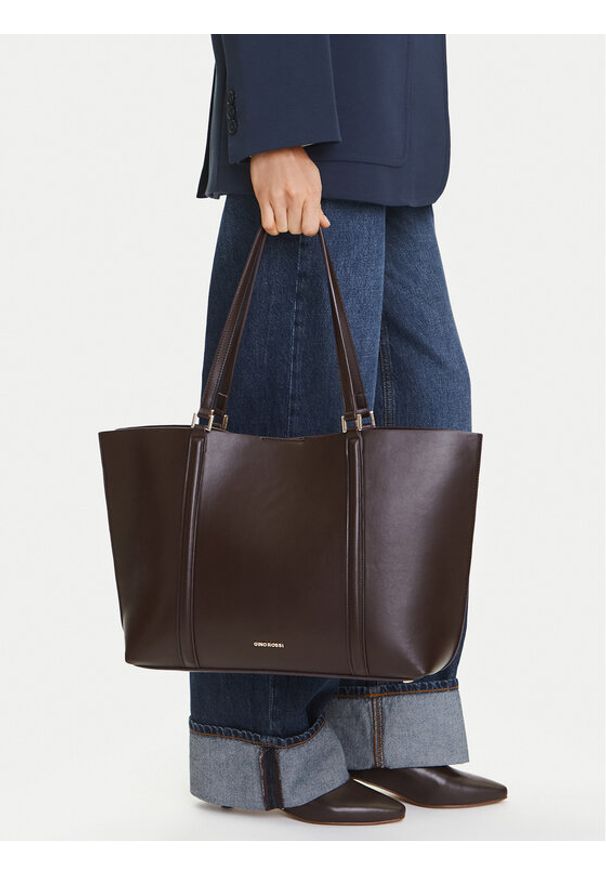 Gino Rossi Torebka CEO-YANAY Brązowy. Kolor: brązowy