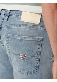 Guess Jeansy M6GAS2 D1118 Niebieski jasny Slim Tapered Fit. Kolor: niebieski #3