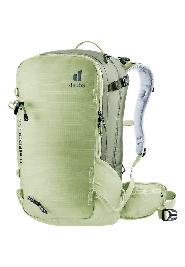 Plecak damski Deuter Freerider 28 SL - mineral/grove. Kolor: brązowy, zielony, wielokolorowy