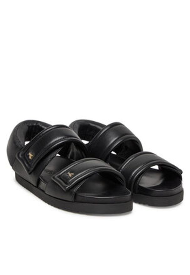 Patrizia Pepe Sandały 8X0080/L026 Czarny. Kolor: czarny. Materiał: skóra