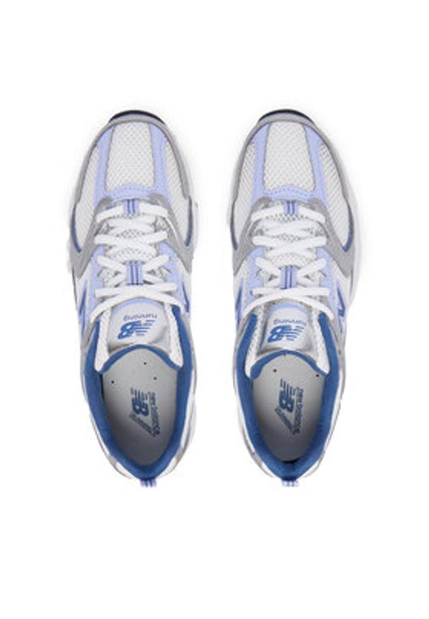 New Balance Sneakersy U53052N Srebrny. Kolor: srebrny. Materiał: mesh
