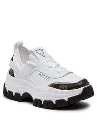 Guess Sneakersy Braydin FL8BYD SMF12 Biały. Kolor: biały. Materiał: skóra #3
