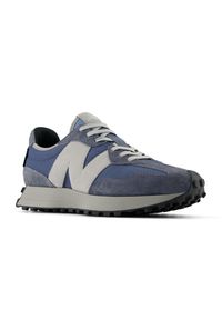 Buty unisex New Balance U327OC – niebieskie. Okazja: na co dzień. Kolor: niebieski. Materiał: tkanina, guma, skóra, materiał. Szerokość cholewki: normalna #2