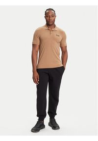 EA7 Emporio Armani Polo 8NPF14 PJVQZ U6171 Beżowy Regular Fit. Typ kołnierza: polo. Kolor: beżowy. Materiał: bawełna #5