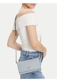 Guess Torebka Noelle II Mini HWZG96 72750 Błękitny. Kolor: niebieski. Materiał: skórzane #1