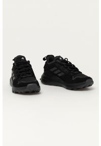 adidas TERREX Buty damskie kolor czarny. Nosek buta: okrągły. Zapięcie: sznurówki. Kolor: czarny. Materiał: guma