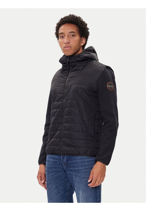 Napapijri Kurtka przejściowa D-Tosa NP0A88SC Czarny Regular Fit. Kolor: czarny. Materiał: syntetyk