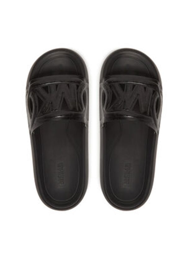 MICHAEL Michael Kors Klapki 40R5SPFA1L Czarny. Kolor: czarny. Materiał: skóra