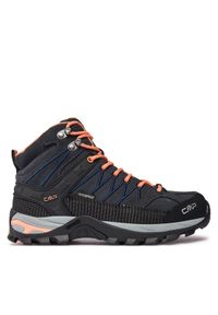 CMP Trekkingi Rigel Mid Wmn Trekking Shoe Wp 3Q12946 Szary. Kolor: szary. Materiał: skóra, zamsz