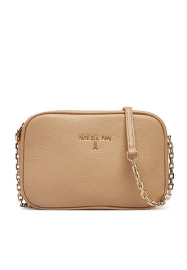 Patrizia Pepe Torebka CB0071/L001 Beżowy. Kolor: beżowy. Materiał: skórzane