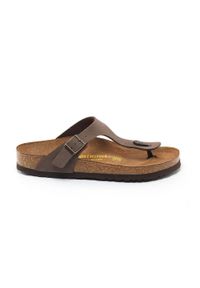 Japonki damskie Birkenstock 043751. Kolor: brązowy, wielokolorowy, beżowy. Materiał: syntetyk, materiał