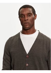 Brave Soul Kardigan MK-162GHAZALI Szary Regular Fit. Kolor: szary. Materiał: syntetyk #4