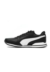 Buty do chodzenia damskie Puma ST Runner V3 L JR. Okazja: na co dzień. Zapięcie: sznurówki. Kolor: biały, wielokolorowy, czarny. Materiał: materiał, skóra, syntetyk. Szerokość cholewki: normalna. Sport: turystyka piesza
