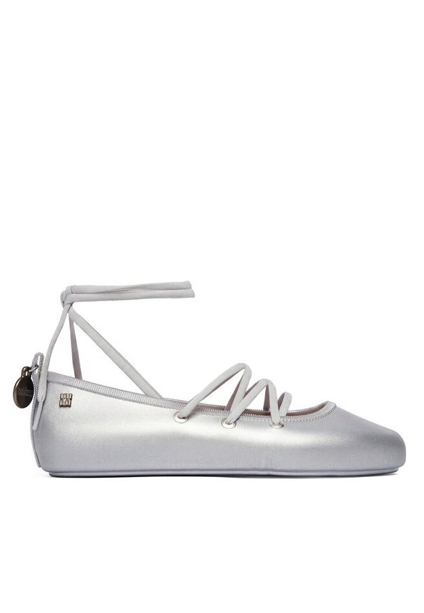 melissa - Baleriny Melissa. Kolor: srebrny