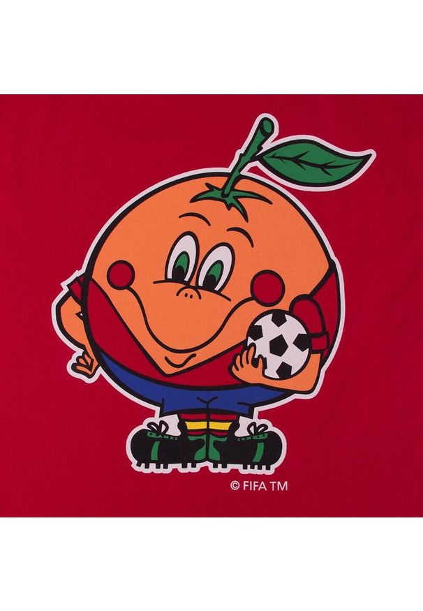 COPA FOOTBALL - Koszulka retro dziecięca - Maska Mistrzostw Świata Hiszpania 1982 - Czerwona. Kolor: czerwony. Sport: piłka nożna