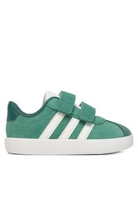 Adidas - adidas Sneakersy VL Court 3.0 Shoes JP7877 Turkusowy. Kolor: turkusowy. Materiał: skóra, zamsz