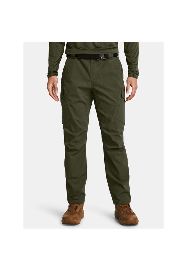 Spodnie męskie Under Armour Enduro Elite Cargo. Kolor: zielony. Sport: fitness
