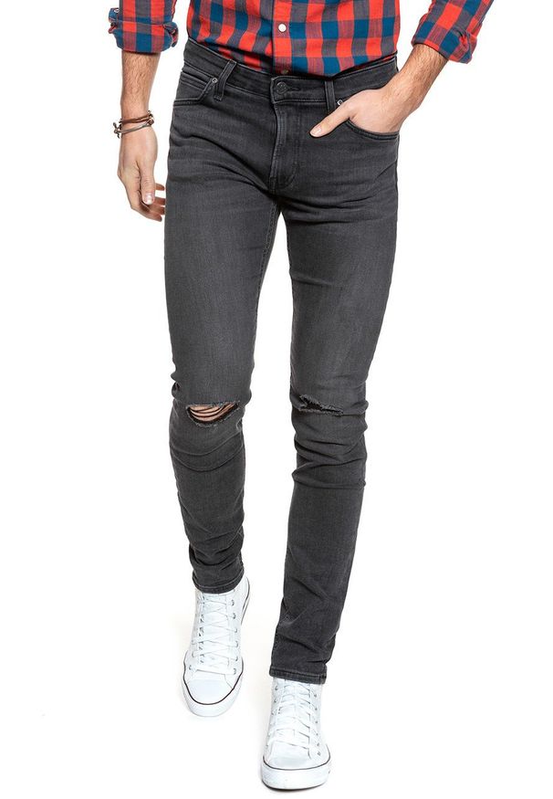 Lee - LEE SPODNIE MĘSKIE MALONE ONYX TRASHED L736YGHM 112120295. Styl: elegancki