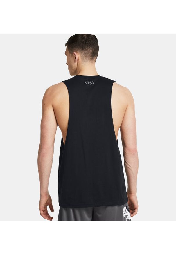 Under Armour - UNDER ARMOUR UA SPORTSTYLE LC SS Koszulka męska treningowa. Kolor: czarny. Materiał: materiał, tkanina. Sezon: lato. Sport: fitness