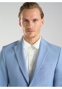 Pako Lorente - PAKO LORENTE – Błękitna męska marynarka garniturowa. Okazja: na wesele, na ślub cywilny, na komunię. Kolor: niebieski #7