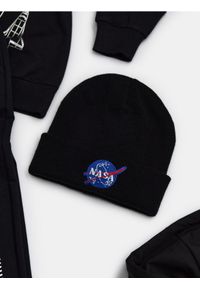 Sinsay - Czapka beanie NASA - czarny. Kolor: czarny #1